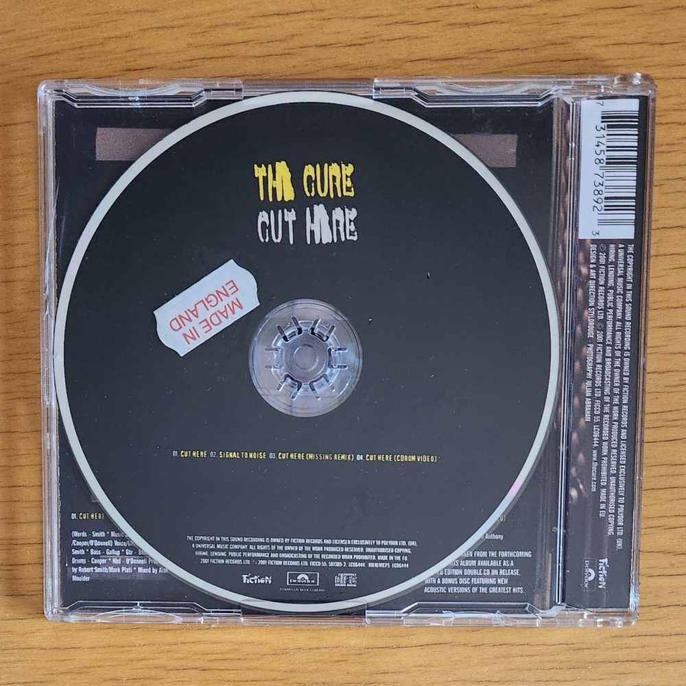 The Cure "Limited Edition Hits Double CD!", "Cut Here" - CDs (Lot of 2) - Picture 3 of 9